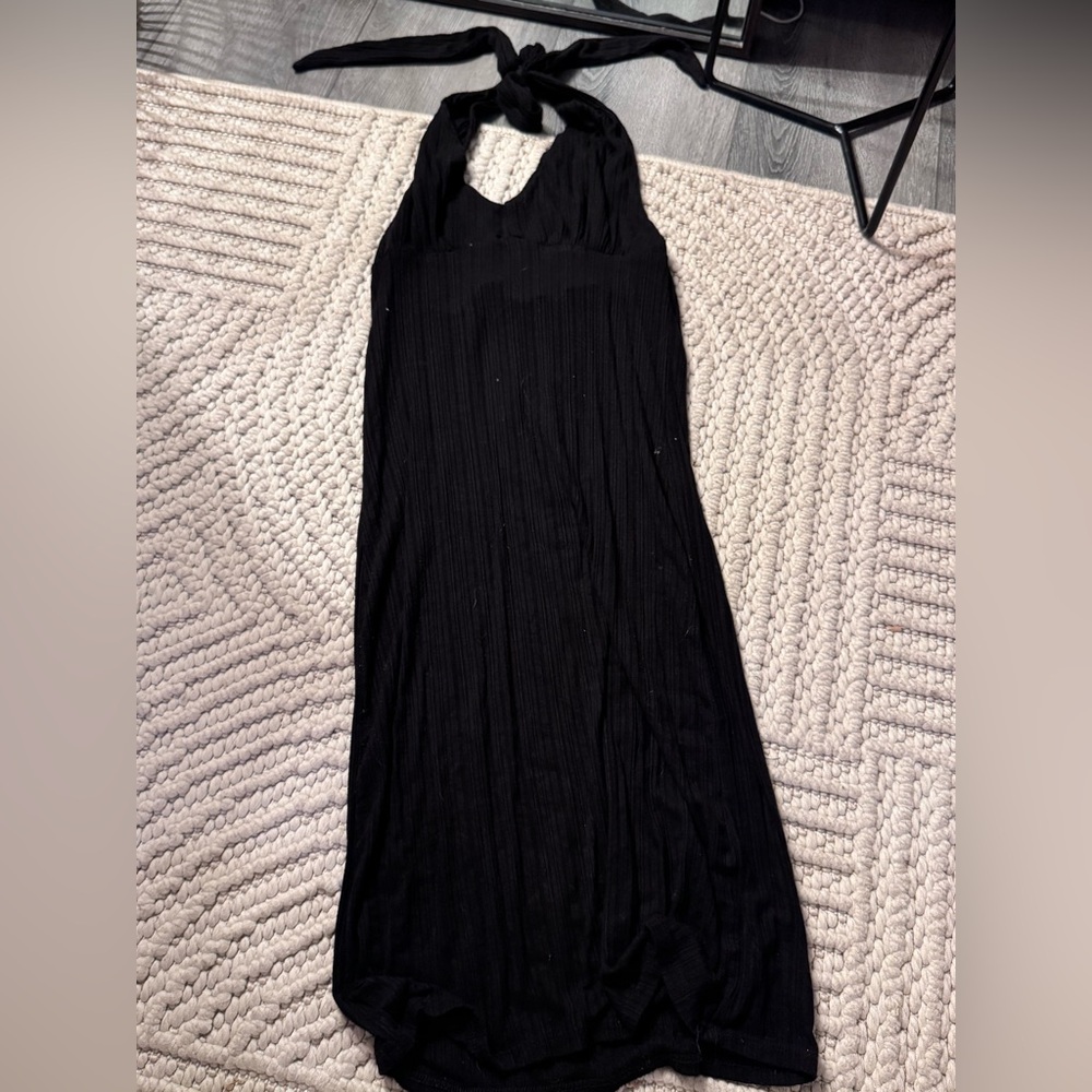 Elegant Black Sleeveless Dress